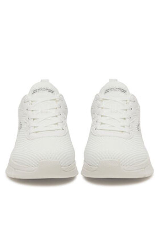 skechers - Skechers Sneakersy BOBS B FLEX 118106 OFWT Biały. Kolor: biały. Materiał: materiał