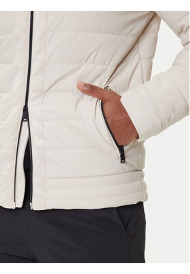 Guess Kurtka przejściowa M4YL16 WFHD0 Écru Regular Fit. Materiał: skóra