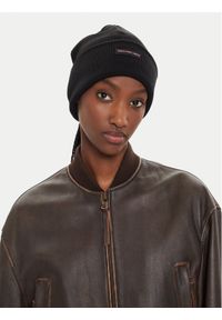 Calvin Klein Czapka Inst Patch Beanie K60K612322 Czarny. Kolor: czarny. Materiał: bawełna, materiał