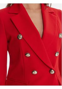 Maryley Marynarka 25IB139/43MA Czerwony Regular Fit. Kolor: czerwony. Materiał: syntetyk #5