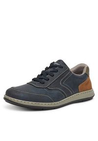 Rieker Sneakersy 17304-14 Granatowy. Kolor: niebieski. Materiał: skóra #6