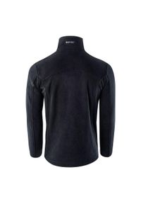 Hi-tec - Bluza Polarowa Męska Pełen Suwak Monar. Kolor: czarny. Materiał: polar. Sezon: zima. Sport: turystyka piesza
