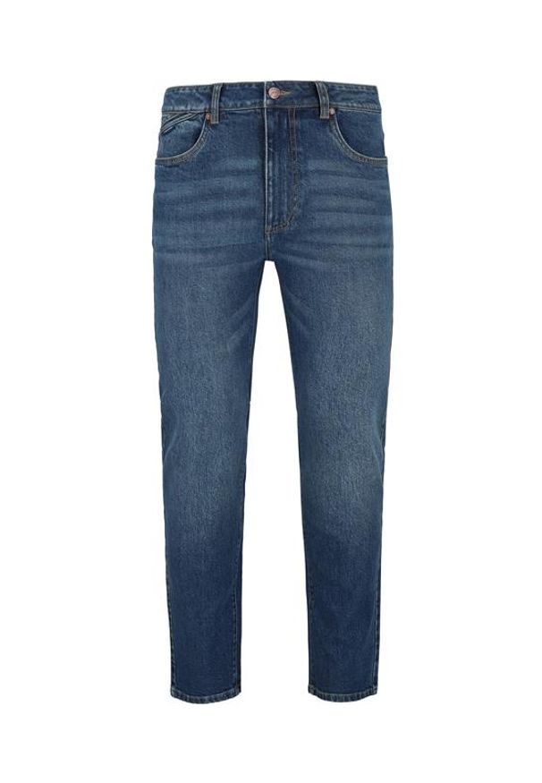 Volcano - Niebieskie jeansy, Slim Fit, D-DEXTER 52. Kolor: niebieski. Styl: klasyczny