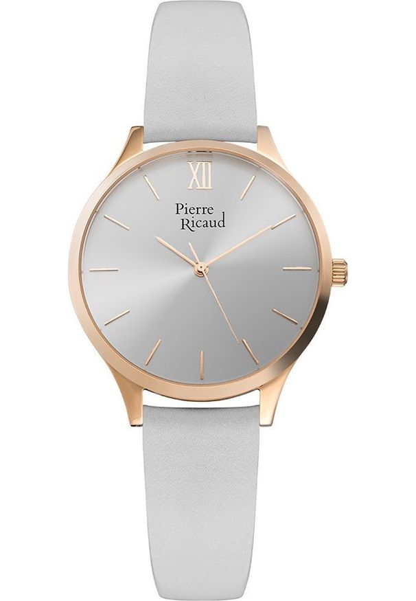 Zegarek Pierre Ricaud Zegarek damski Pierre Ricaud P22033.9G67Q szary. Kolor: szary