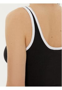 Adidas - adidas Top adicolor 3-Stripes JD4612 Czarny Slim Fit. Kolor: czarny. Materiał: bawełna #4