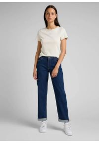 Lee - LEE DAMSKIE SPODNIE JEANSOWE LEE JANE DARK HYDRO 112327083