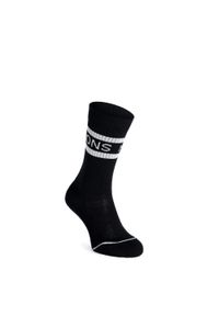 MONS ROYALE - Skarpety turystyczne Mons Royale Signature Crew Sock. Kolor: czarny. Sport: turystyka piesza