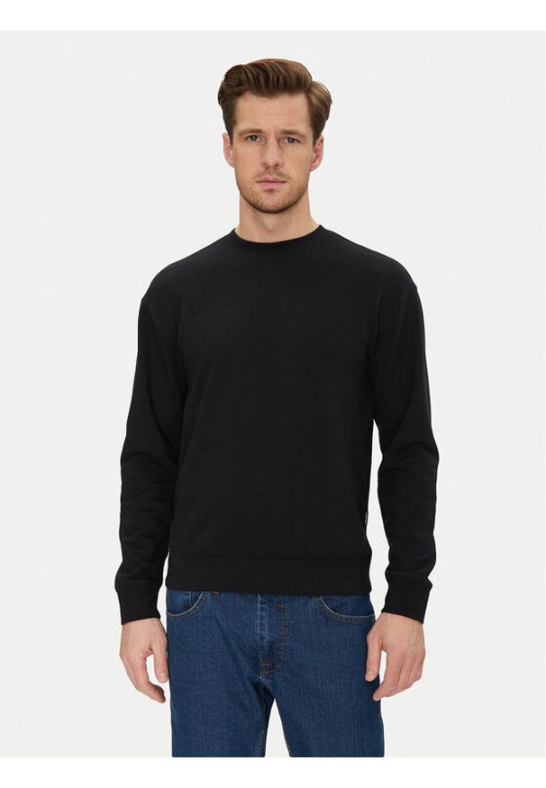 Blend Bluza 20717884 Czarny Regular Fit. Kolor: czarny. Materiał: bawełna, syntetyk