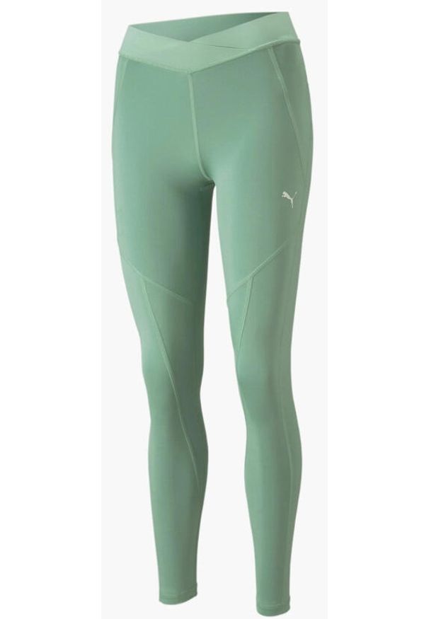Legginsy Damskie Puma Ruches Contour Granietgroen M. Kolor: szary. Materiał: elastan, poliester. Sport: fitness