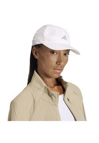 Adidas - adidas Czapka z daszkiem JZ0507 Biały. Kolor: biały. Materiał: poliester #6
