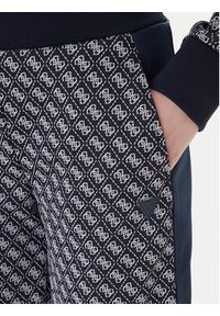 Guess Spodnie dresowe V6RB09 K2042 Granatowy Wide Leg. Kolor: niebieski. Materiał: syntetyk #5