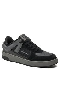 Calvin Klein Jeans Sneakersy Basket Cup Low Laceup Lth Ml Mtr YM0YM00994 Czarny. Kolor: czarny. Materiał: skóra, zamsz #4