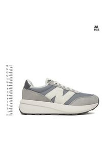 New Balance Sneakersy GS370AH Szary. Kolor: szary. Materiał: skóra, zamsz #8