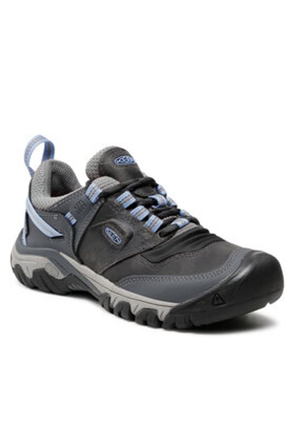keen - Keen Trekkingi Ridge Flex Wp W 1024923 Czarny. Kolor: czarny. Materiał: nubuk, skóra