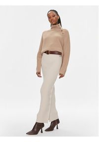 Calvin Klein Spódnica ołówkowa K20K206017 Beżowy Slim Fit. Kolor: beżowy. Materiał: wełna #3