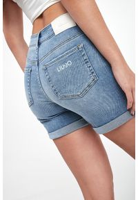 Liu Jo - Szorty jeansowe damskie LIU JO. Materiał: jeans #5