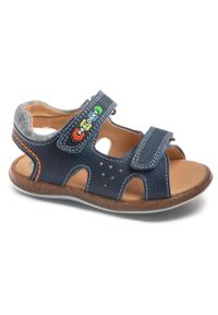 Sandały Pablosky Model 028125p Kolor Niebieski. Kolor: niebieski. Materiał: tkanina, skóra. Sport: turystyka piesza