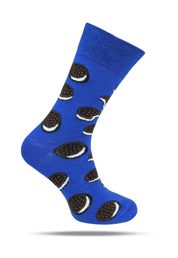 His Story - Skarpetki Bawełniane - Tematyczne - Oreo, Niebieskie. Kolor: niebieski. Materiał: elastan, bawełna, poliamid