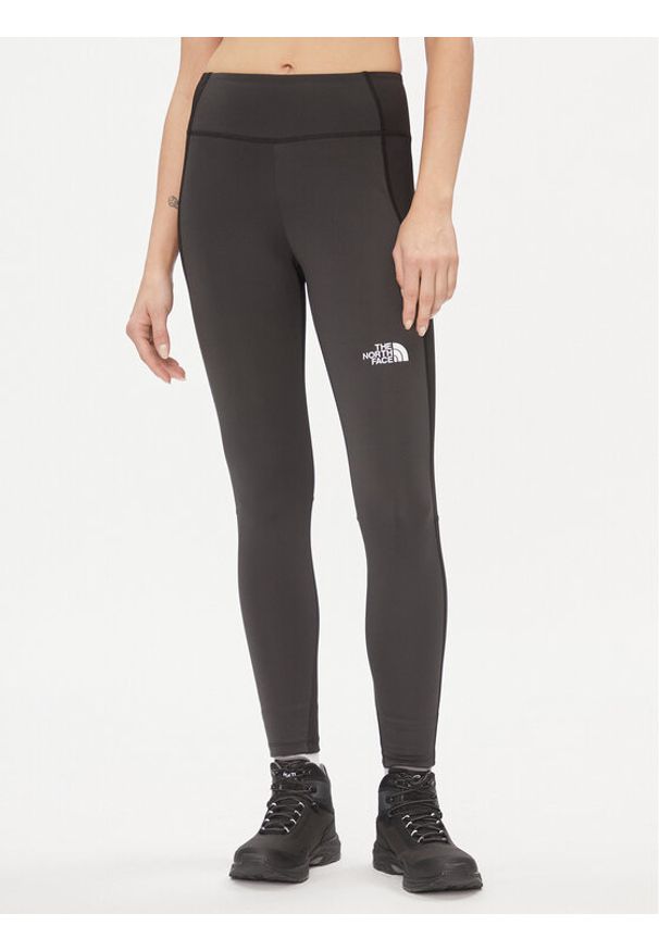 The North Face Legginsy Ma NF0A856I Szary Slim Fit. Kolor: szary. Materiał: syntetyk