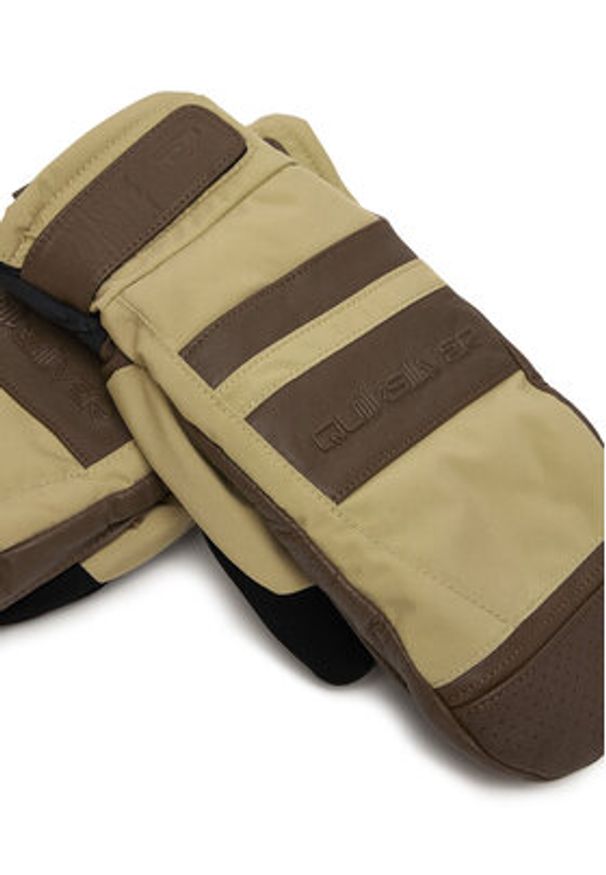 Quiksilver Rękawice narciarskie Squad EQYHN03197 Beżowy. Kolor: beżowy. Materiał: skóra. Sport: narciarstwo