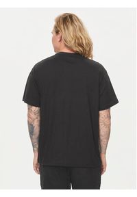 Versace Jeans Couture T-Shirt 76GAHE05 Czarny Regular Fit. Kolor: czarny. Materiał: bawełna #5