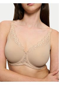Triumph Biustonosz z fiszbiną Amourette 10210670 Beżowy. Kolor: beżowy. Materiał: syntetyk #5