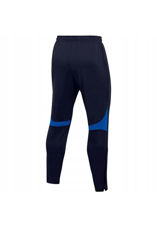 Nike - Męskie Spodnie Do Biegania Academy Pro DriFIT. Kolor: niebieski. Materiał: dresówka