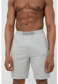Calvin Klein Underwear szorty piżamowe męskie kolor szary gładka. Kolor: szary. Materiał: dzianina. Wzór: gładki