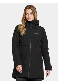 Didriksons Parka Helle 504301 Czarny Regular Fit. Kolor: czarny. Materiał: syntetyk