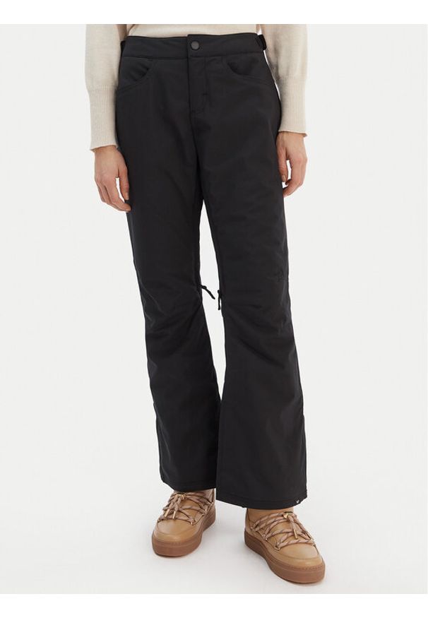 Roxy Spodnie snowboardowe Backyard ERJTP03299 Czarny Tailored Fit. Kolor: czarny. Materiał: syntetyk. Sport: snowboard