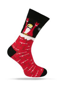 Świąteczne Skarpetki - Alties - Mikołaj w Kominie. Kolor: wielokolorowy. Materiał: poliester, bawełna, elastan #1