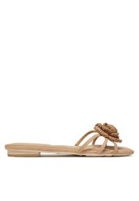 Aldo Klapki Wildbloom 13964634 Beżowy. Kolor: beżowy. Materiał: skóra