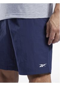 Reebok Szorty sportowe Training Essentials Utility Shorts GU0795 Niebieski. Kolor: niebieski. Materiał: syntetyk. Styl: sportowy