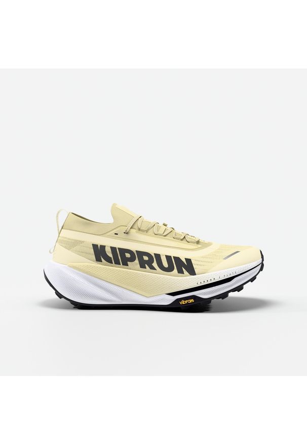 KIPRUN - Buty do biegania w terenie męskie Kiprun Kipsummit Race. Kolor: żółty. Sport: bieganie