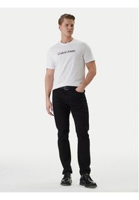 Calvin Klein T-Shirt LV04LF809G Biały Regular Fit. Kolor: biały. Materiał: bawełna #5