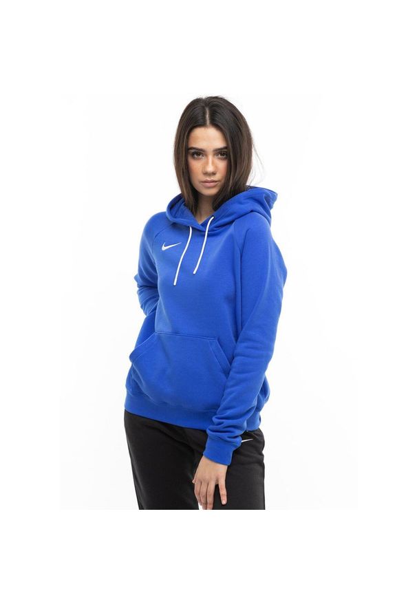 Bluza sportowa damska Nike Wmns Park 20 Fleece. Typ kołnierza: kaptur. Kolor: niebieski, wielokolorowy, biały. Sport: fitness