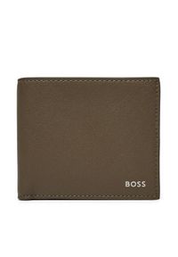 BOSS - Boss Duży Portfel Męski 50485599 Brązowy. Kolor: brązowy. Materiał: skóra