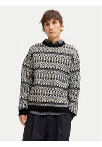Jack & Jones Sweter Blumax 12286244 Czarny Relaxed Fit. Kolor: czarny. Materiał: syntetyk #1