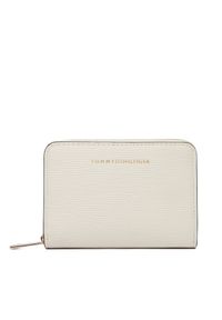 TOMMY HILFIGER - Tommy Hilfiger Portfel Th Modern Compact Za AW0AW18487 Beżowy. Kolor: beżowy. Materiał: skóra #1