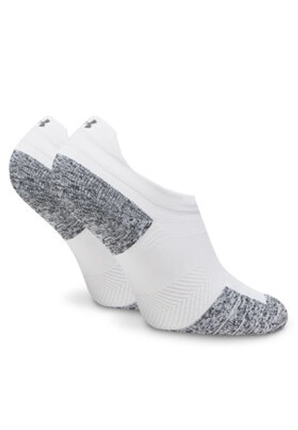 Under Armour Zestaw 3 par niskich skarpet unisex UA ArmourDry® Run 1387044 Biały. Kolor: biały. Materiał: poliester, materiał. Sport: bieganie