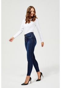 MOODO - Jeansy skinny. Długość: długie. Wzór: gładki #1