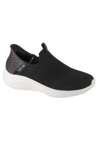 skechers - Buty do chodzenia damskie, Skechers Ultra Flex 3.0 Smooth Step. Kolor: czarny. Materiał: materiał, tkanina, syntetyk. Model: Skechers Sport. Sport: turystyka piesza