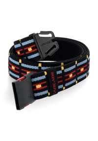 ARCADE - Pasek do spodni Arcade Keyah Slim - black/sky. Kolor: czarny. Sport: turystyka piesza