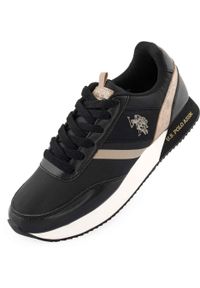 Stylowe sneakersy dla kobiet U.S. Polo Assn. - Rozmiar 37. Kolor: czarny