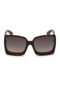 Tom Ford - TOM FORD - Kwadratowe okulary przeciwsłoneczne Katrine. Kolor: brązowy #5
