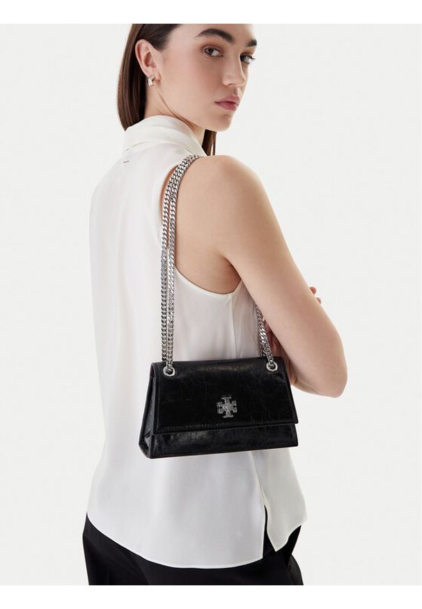 Tory Burch Torebka Kira 176642 Czarny. Kolor: czarny. Materiał: skórzane