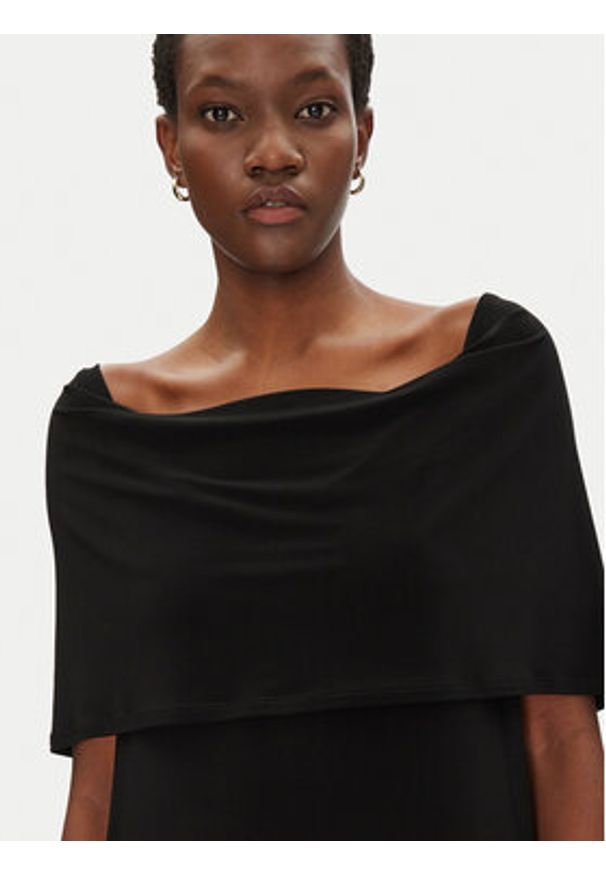 Joseph Ribkoff Sukienka dzianinowa 251205 Czarny Regular Fit. Kolor: czarny. Materiał: syntetyk