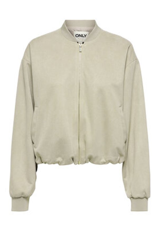 only - ONLY Kurtka bomber Mavi 15364101 Beżowy Regular Fit. Kolor: beżowy. Materiał: syntetyk