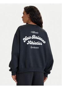 New Balance Bluza WT53516 Czarny Relaxed Fit. Kolor: czarny. Materiał: bawełna, syntetyk #5