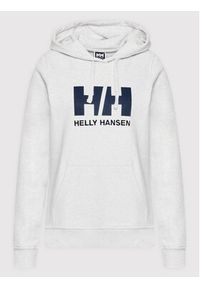 Helly Hansen Bluza Logo 33978 Szary Regular Fit. Kolor: szary. Materiał: bawełna #5